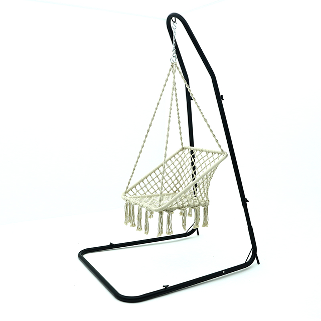 Hamaca cuadrada, silla columpio, silla colgante, sillas colgantes de cuerda de algod&oacute;n para balc&oacute;n interior y uso exterior, perfecta para dormitorio, porche, ni&ntilde;os, adultos