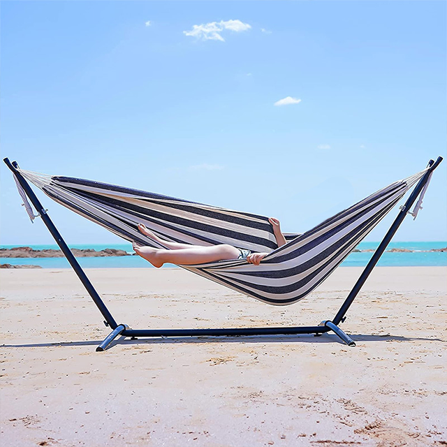 Duplex Hammock pendens Funes Portable Cotton Hammock pro Patio LITURA porticus 450LBS Pondus capacitas Perfect pro Indoor 