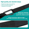 Hammock ya Camping Hammock Double Single Portable yenye Kamba 2 za Miti na Begi Lililoambatishwa la Kubeba kwa Nje, Ndani, Pwani, Kambi